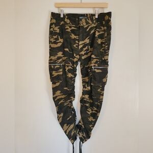 Embellish Camo Cinch Cargo Pants
